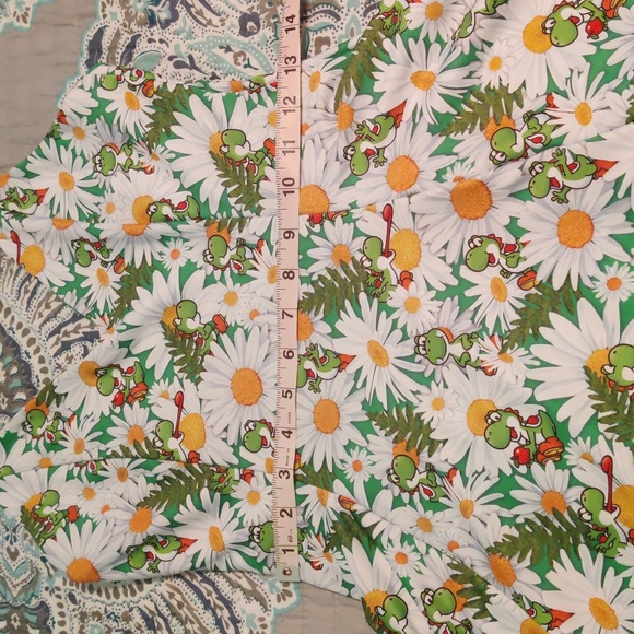 Yoshi Garden Strappy Mini Dress from Blackmilk Super Mario Collection - Picture 3 of 6